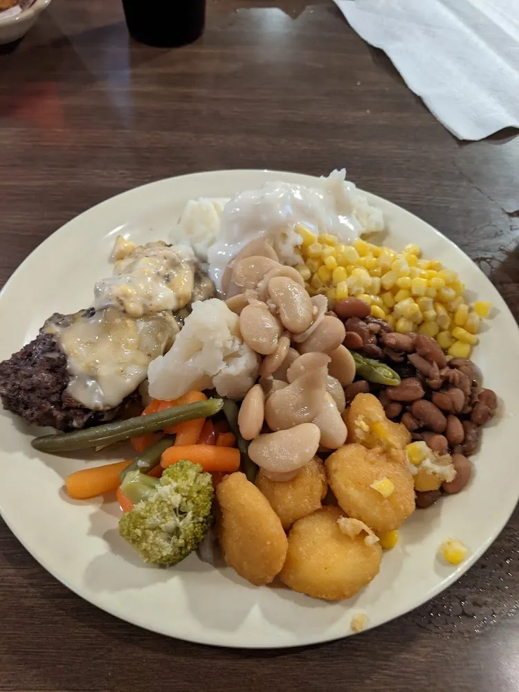 Food from Buffet Line